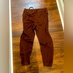 Mens XL Lululemon City Sweat Joggers Heathered Dark Terracotta Like New